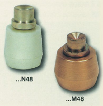 .N48/.M48 GUIDE WITH ROLLER WITH RIVET